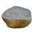 Solid heavy vintage stone boulder outdoor side table or stool. Rustic organic modern piece. Each is unique with natural...