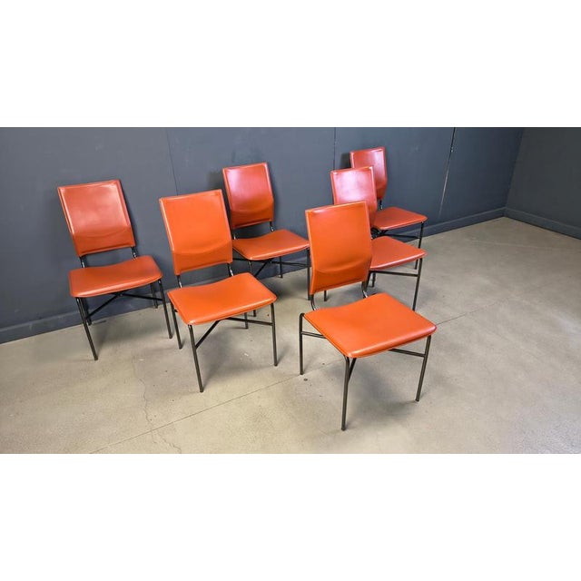 Dining Chairs by Ross Littel for Matteo Grassi, 1970s, Set of 6 For Sale - Image 11 of 17