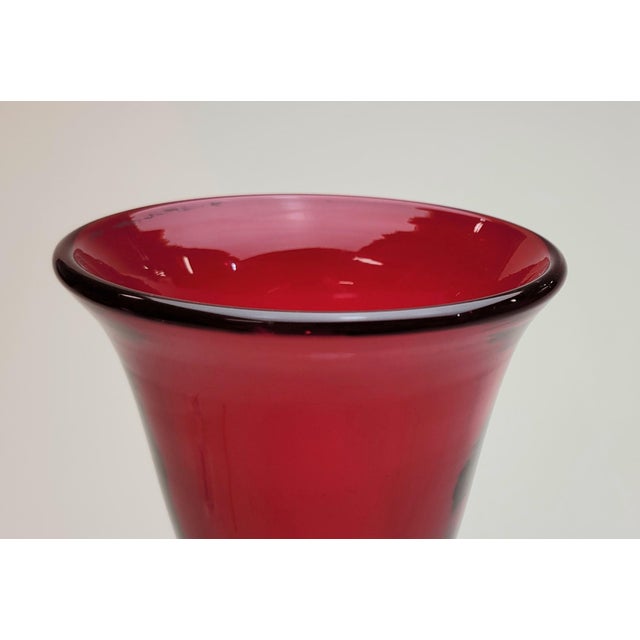1960s Blenko Regal Chalice Vase For Sale - Image 11 of 16