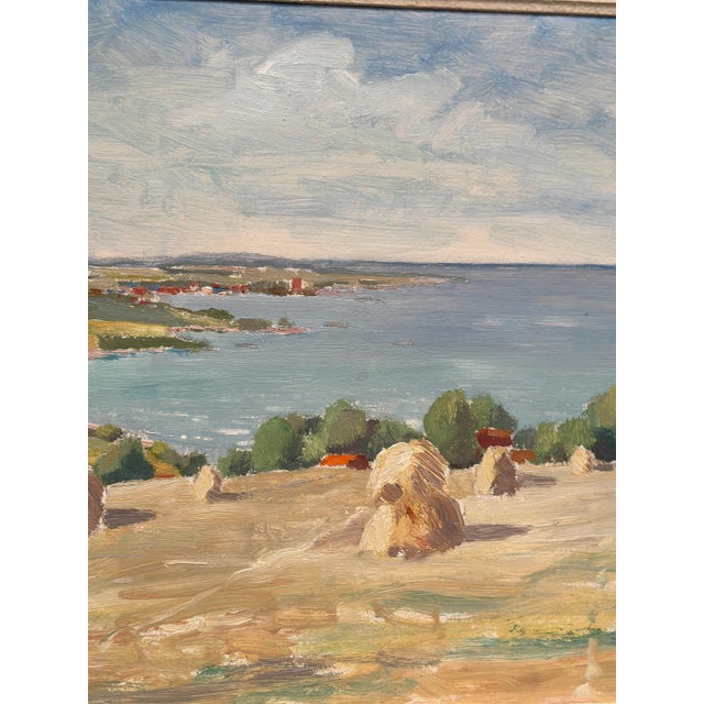 Sven Atterling, Landscape, 1950s, Oil Painting on Panel, Framed For Sale - Image 17 of 18