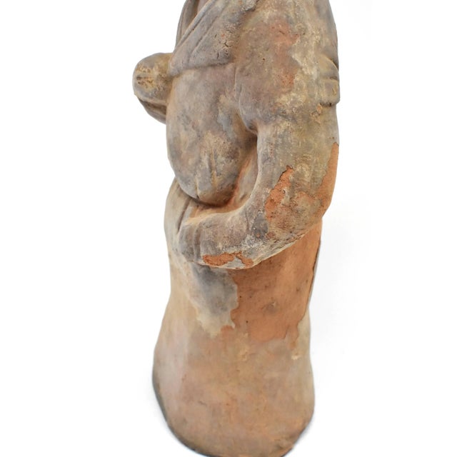 Asian Chinese Terracotta Figure Chef Han Style For Sale - Image 3 of 13