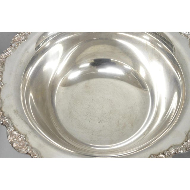Mid 20th Century Towle Victorian Silver Plated Punchbowl Champagne Chiller Ice Bucket - A Pair For Sale - Image 10 of 17