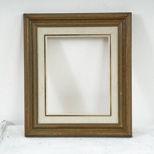 Rustic Vintage Decorative Wooden Frame For Sale - Image 3 of 3