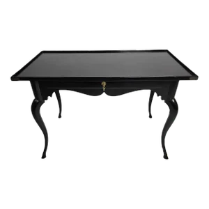Ebonized Hollywood Regency Console Table
