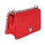 Contemporary Red Grained Calfskin Small Diorama Flap Bag For Sale - Image 3 of 9