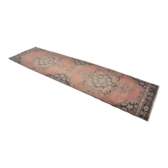 Oushak Bohemian Vintage Rug For Sale