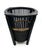 Chinoiserie Vintage Black Bamboo & Rattan Wastebasket – British Colonial / Chinoiserie For Sale - Image 3 of 12