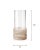Coastal Charlotte Stacked Hurricane with Alabaster Base, Tall For Sale - Image 3 of 12