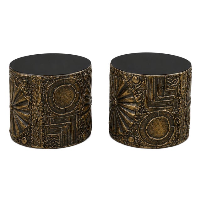 1960s Adrian Pearsall Brutalist End Tables - A Pair For Sale