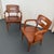 Gunlocke 1950s Pair of Mid-Century Modern Walnut Armchairs by Gunlocke For Sale - Image 4 of 10