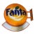 Fanta Orange Soda Illuminated Acrylic 2 Sided Lightbox Sign 1990s For Sale