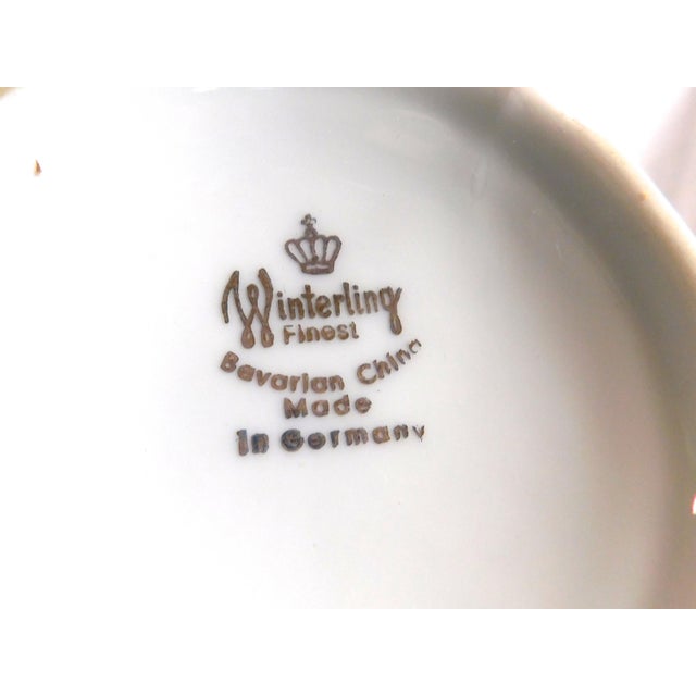 Ceramic 1950s Winterling Teapot in Bavarian Rose For Sale - Image 7 of 7