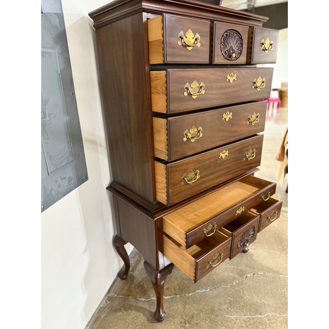 Henkel Harris 1970s Henkel Harris Highboy For Sale - Image 4 of 12