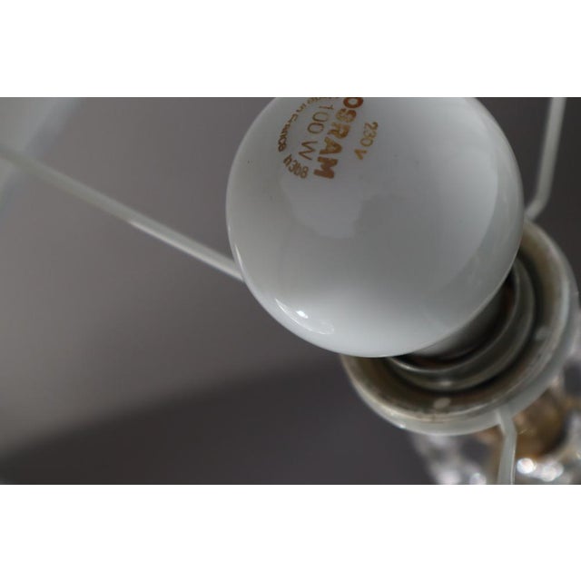 Gold German Table Lamp in Lead Crystal from Peill & Putzler, 1960 For Sale - Image 8 of 12