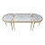 Mid-Century Maison Bagues Bronze Dore Hollywood Regency Coffee Table For Sale