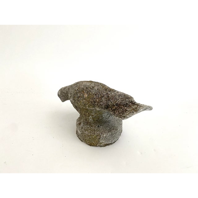 Vintage German Concrete Pigeon Garden Statue For Sale - Image 4 of 7
