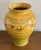 Shabby Chic Provence France Pottery Yellow Vase/Jar/Pot Terre Souleo For Sale - Image 3 of 6