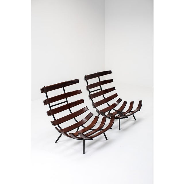 Set of Costela Lounge Chairs attributed to Carlo Hauner and Martin Eisler for Forma, 1950s, in Very Good conditions....