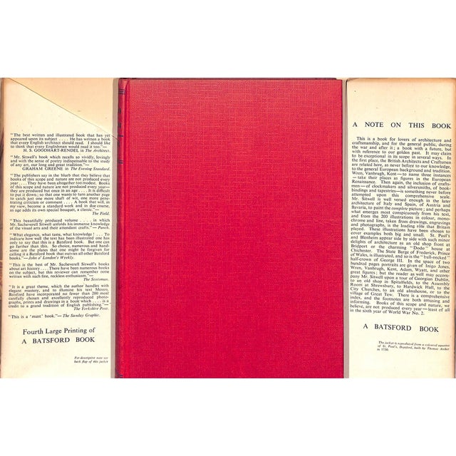Traditional "British Architects and Craftsmen a Survey of Taste, Design, and Style During Three Centuries 1600-1830" Sitwell, Sacheverell For Sale - Image 3 of 11