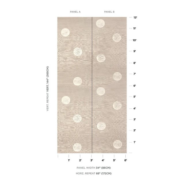 Monte Carlo Sisal Panel Set is a random polka-dot pattern inspired by the pips on stacked dice. Based on artwork created...