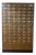Vintage 72-Drawer Wooden Library Card Catalog Cabinet For Sale