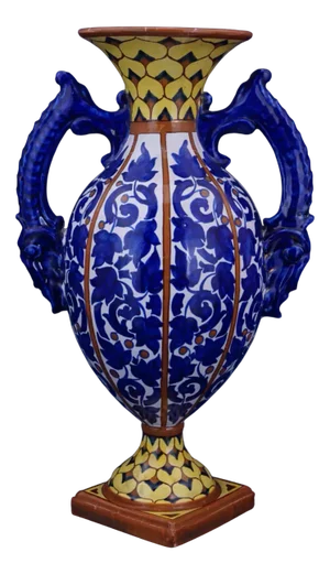Large Ceramic Vase by Umberto Marfisi for Cooperativa Ceramica Imola, 1940s