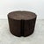 Vintage Round Chocolate Brown Cork Coffee or Side Table – 1970s Postmodern For Sale In Palm Springs - Image 6 of 10