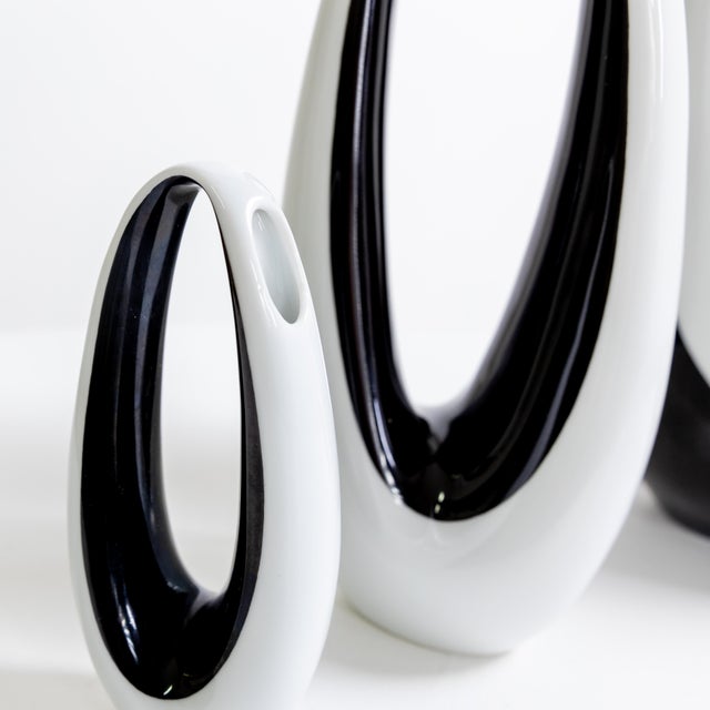 1960s 1960s Set of Three Rosenthal Porcelain Vases For Sale - Image 5 of 18