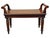 19th Century Victorian Mahogany Window Seat Hall Bench, 1850 For Sale - Image 6 of 12