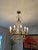 Metal 1980s Vintage Empire Brass & Crystal Basket Chandelier With 10 Lights For Sale - Image 7 of 9