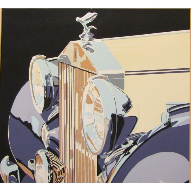 1980s Vintage Valenchis Concours Signed Lithograph A/P Matted 35" X 24" For Sale - Image 5 of 8