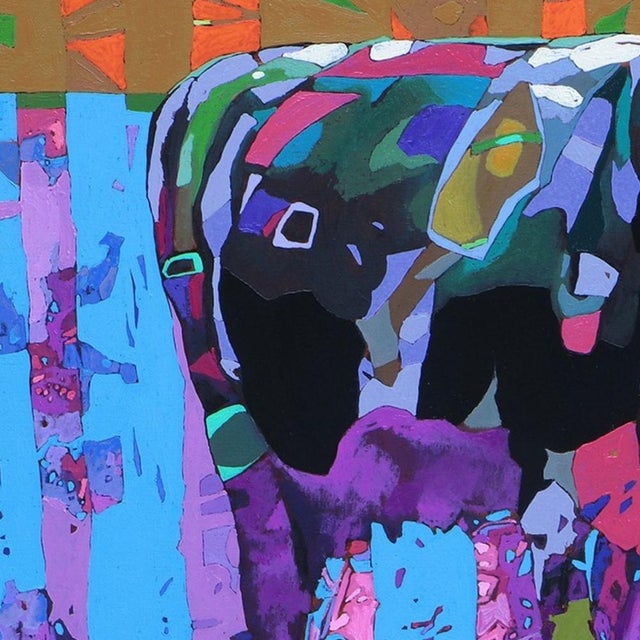 Rafał Gadowski, Cow 05 Animal Portrait, Oil on Canvas, 2026 For Sale - Image 4 of 7