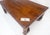 Heavy Large 30x54 Spanish Colonial Solid Mahogany Italian Coffee Table w/ Drawer For Sale - Image 11 of 14