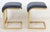 Brass Pair of Vintage Milo Baughman for Design Institute of America Stools For Sale - Image 8 of 11