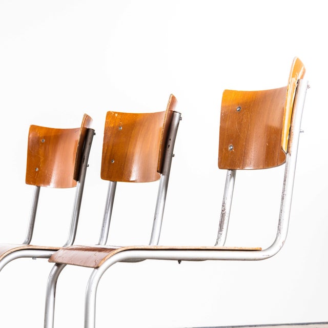 1950’s FN6 Cantilever Dining Chair By Mart Stam For Mücke Melder - Set Of Four Founded in the 1920’s in Fryštát, in the...