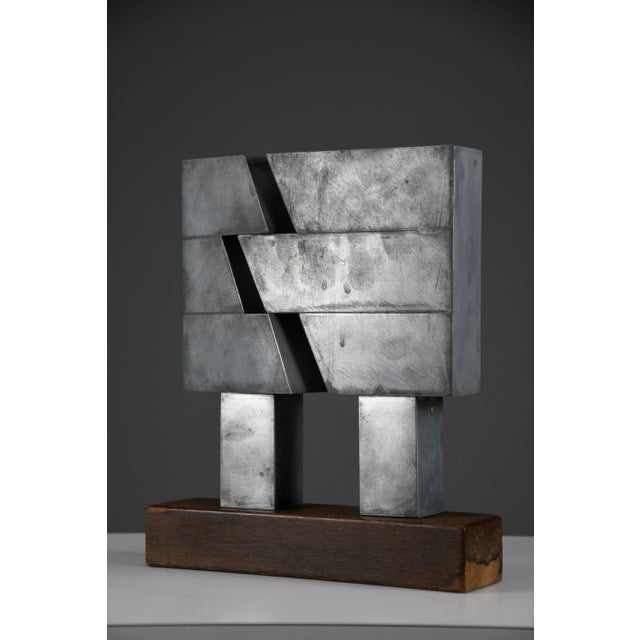 Wood Chris Verbeek, Broken I, 1977, Zinc and Wood For Sale - Image 7 of 11
