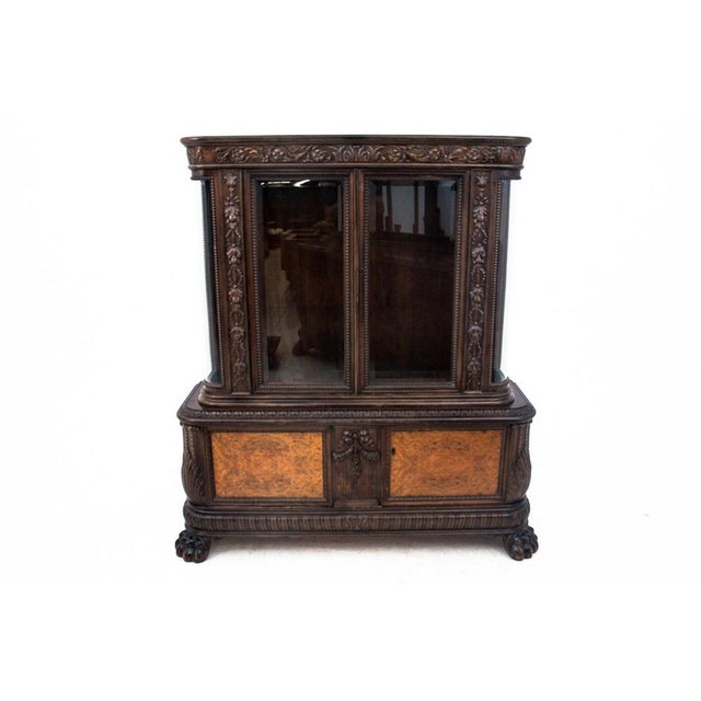 German Display Case on Lions Paws, 1910 For Sale - Image 10 of 10