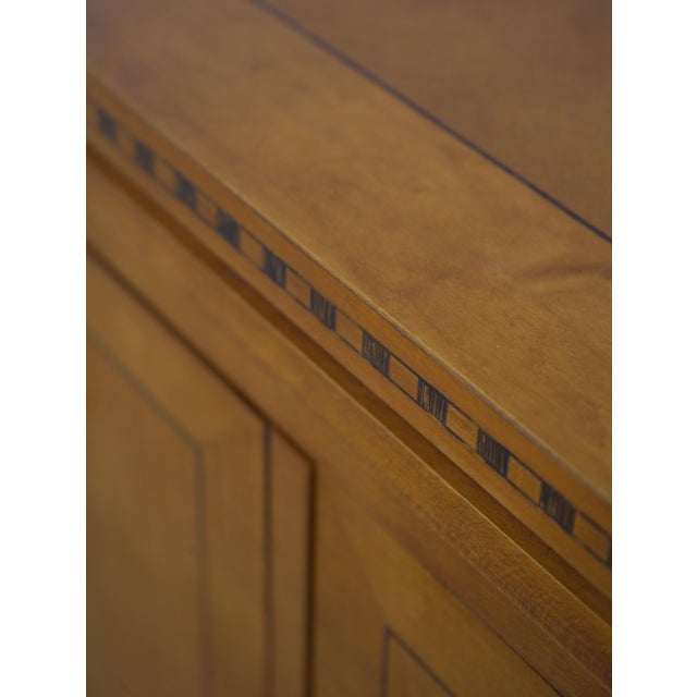Hickory White Genesis Collection Satinwood Biedermier Server For Sale - Image 14 of 18