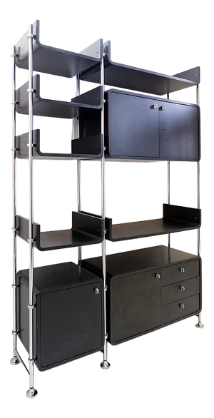 Indra Modular Shelving System from Omnia, Germany, 1970s