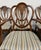 White Vintage Hepplewhite or Georgian Style Shield Back Dining Chairs - Set of 6 For Sale - Image 8 of 13