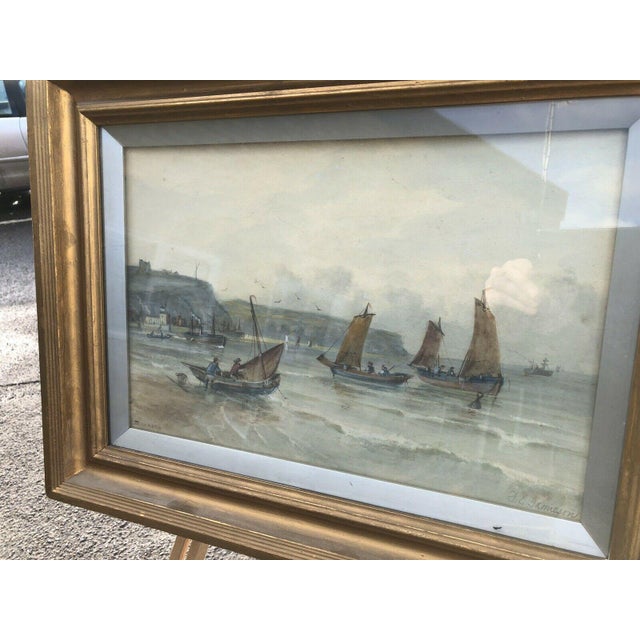 F E Jamieson, Marine Scene, 20th Century, Watercolour, Framed For Sale - Image 3 of 7