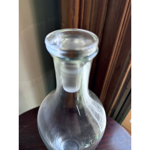 Kosta Boda Mid 20th Century Mid-Century Modern Hand Blown Glass Decanter With Ground Stopper For Sale - Image 4 of 8