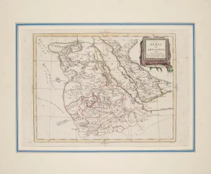 Antonio Zatta - Map of Nubia and Abissinia - Original Etching - 1784