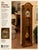 A finely crafted floor clock by Howard Miller, presented in a warm Windsor Cherry finish with traditional bonnet pediment...