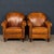 Vintage Dutch Leather Club Chairs, 1980, Set of 2 For Sale - Image 3 of 18