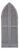 Pair of Weathered Gray-Painted Arched Dome Louvered Doors, 19th Century For Sale
