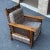 Early 20th Century Antique Carved English Oak Barley Twist Lounge Chair With Caned Back & Sides For Sale - Image 5 of 13