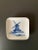 Antique Danish Blue and White Porcelain Jewelry Dish With Windmill by Royal Copenhagen For Sale - Image 12 of 12