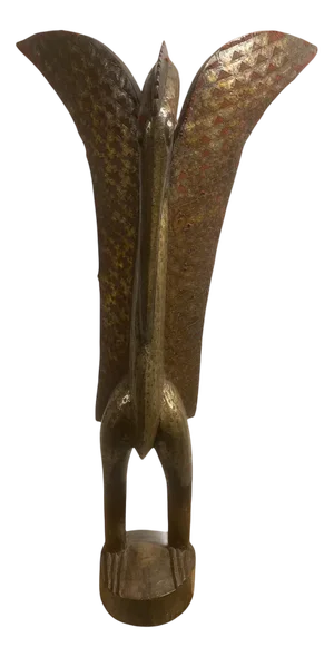 Brown Senufo Bird Sculpture