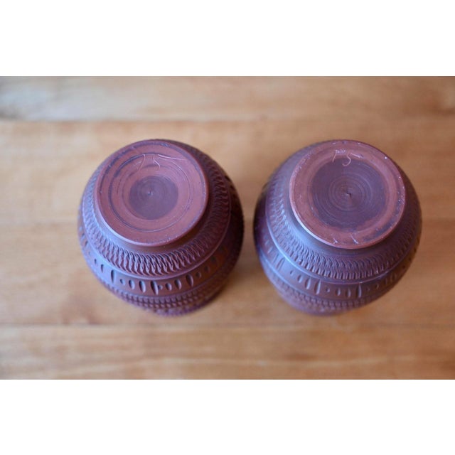 19th Century Brutalist Ethnic Terracotta Vases from Alfred Krupp, 1970s For Sale - Image 6 of 7